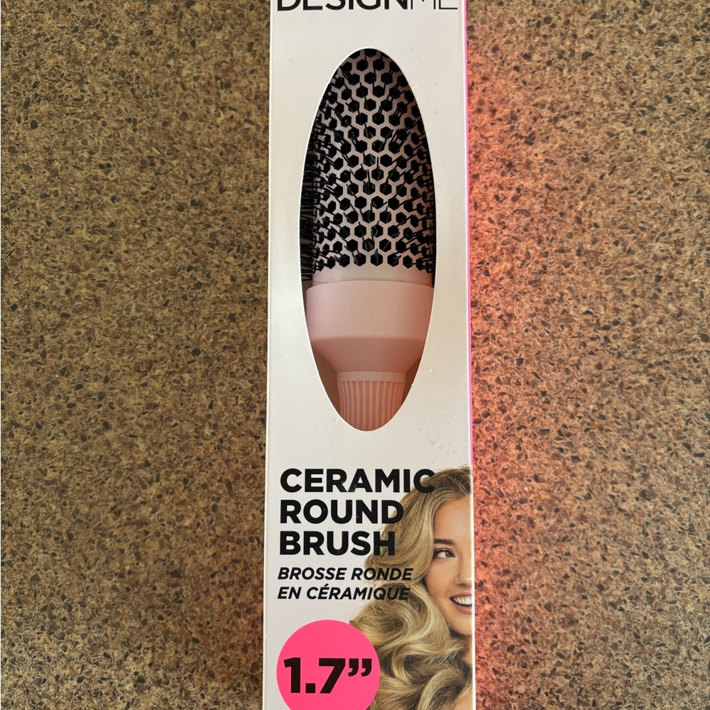 Ceramic Round Brush - Pink
